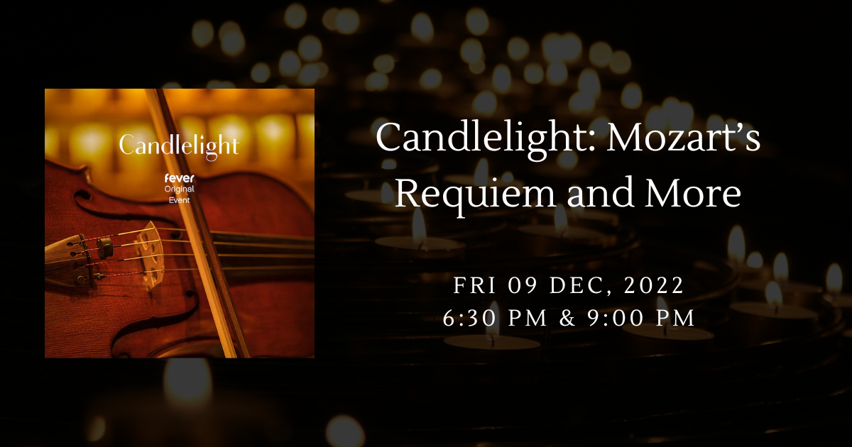 candlelight event mozart concert